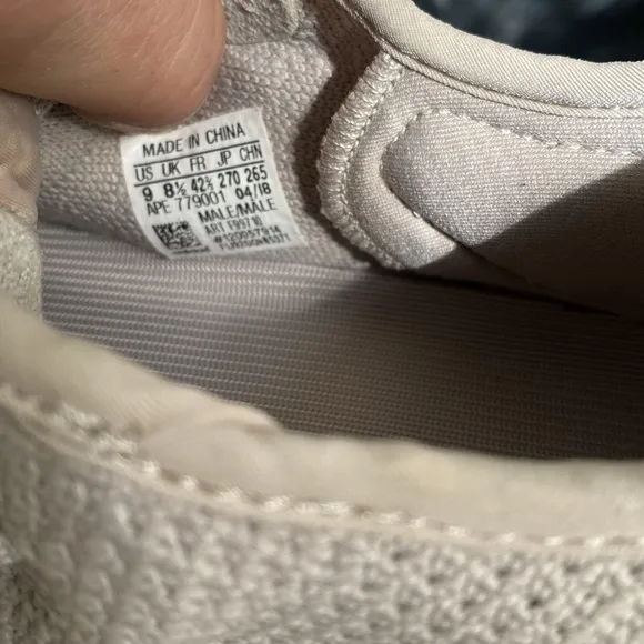 Adidas Authentic Yeezy Sneakers Boost US 9  Shoes Very Good Preowned Condition#1