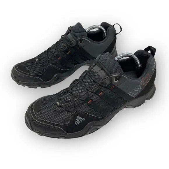 Adidas AX2 Trail Running Hiking Shoes Black Traxion Sneakers D67192 Men’s 10.5