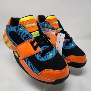 Adidas Basketball Shoes Mens 7.5 Orange Agent Gil Restomod Zebra Sneakers