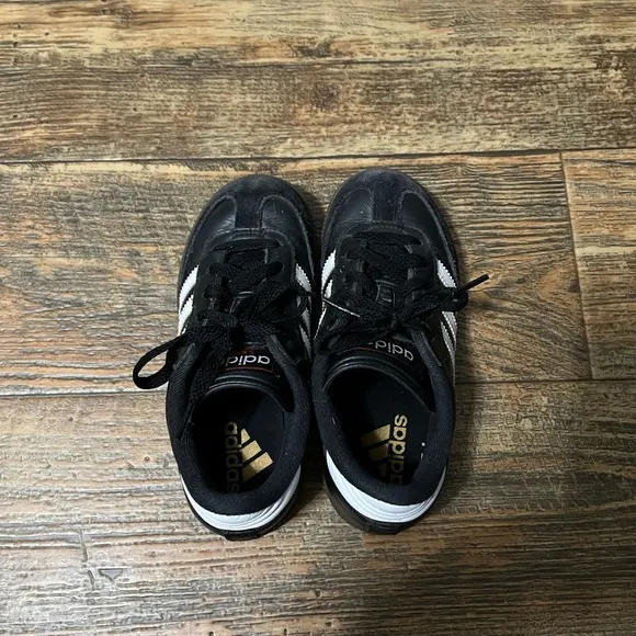Adidas Black and White Low-Top Samba Sneakers