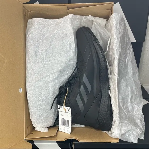 Adidas Black Athletic Shoes with Rugged Outsole