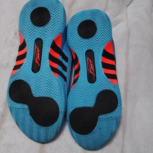 Adidas Blue and Black Sneakers with Sporty Design