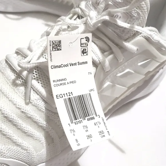Adidas Climacool Vent Summer White' Running Shoes Training Casual Sz 8 Nwt.