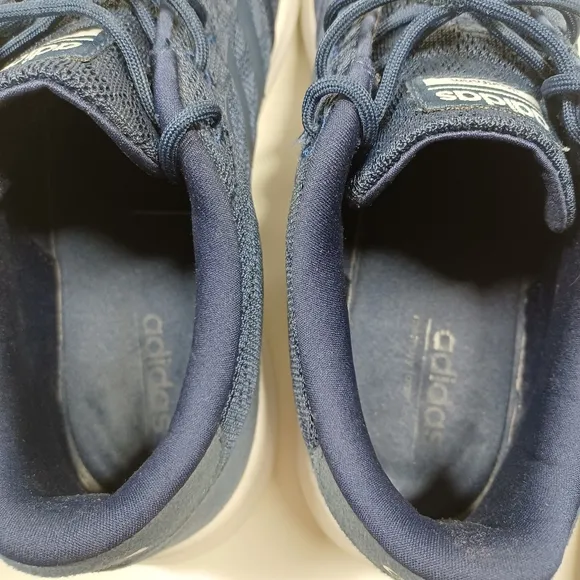 Adidas Cloudfoam Memory Foam Trainers Sneakers Tennus Shoes Navy Blue Women's  9