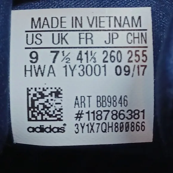 Adidas Cloudfoam Memory Foam Trainers Sneakers Tennus Shoes Navy Blue Women's  9