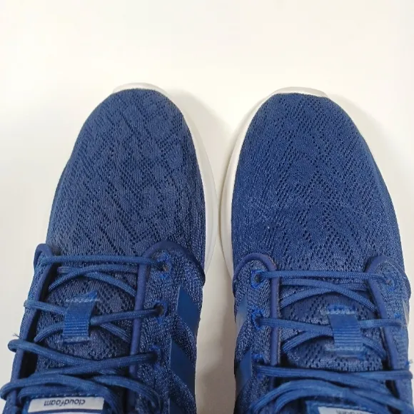 Adidas Cloudfoam Memory Foam Trainers Sneakers Tennus Shoes Navy Blue Women's  9