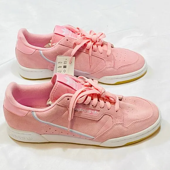 Adidas Continental 80 Shoes Women 11 Originals Sneaker Pink Suede Casual Classic