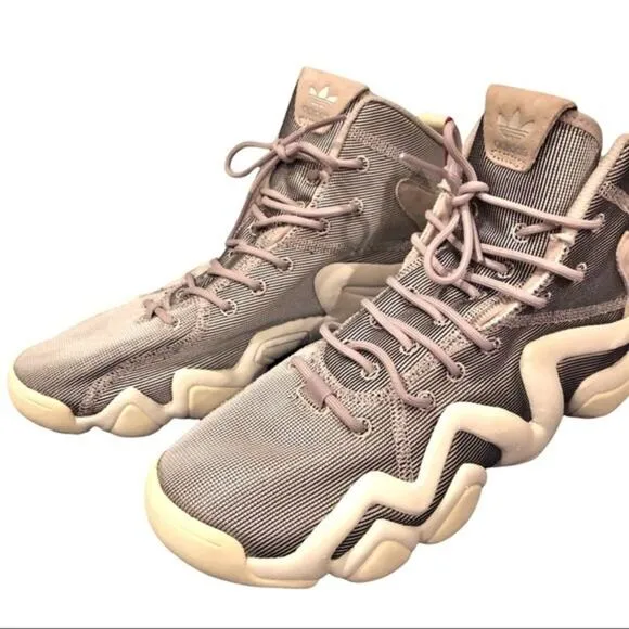 Adidas Crazy 8 ADV Womens Sneakers Size 10 Gray Silver Hi Top basketball CQ2846