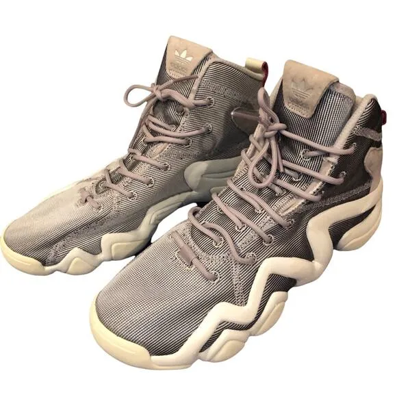 Adidas Crazy 8 ADV Womens Sneakers Size 10 Gray Silver Hi Top basketball CQ2846