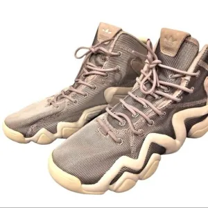 Adidas Crazy 8 ADV Womens Sneakers Size 10 Gray Silver Hi Top basketball CQ2846