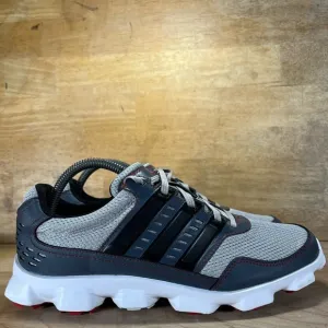 Adidas Crossflex Sport Mens Size 8.5 Golf Shoes Sneakers Gray Red Q46671