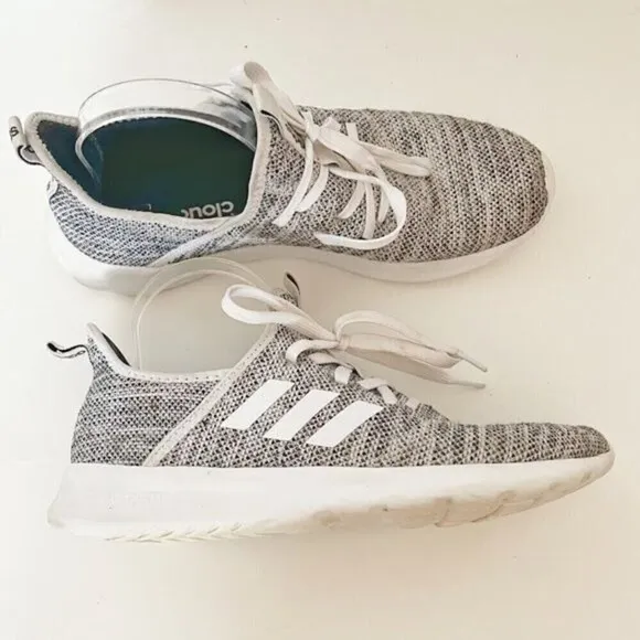 Adidas DB0695 Women's Cloud Foam Pure Motion 8.5 Grey Running Athletic Sneakers