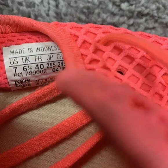 Adidas Deerupt Runner Solar Orange Running Sneakers Mens Size 7