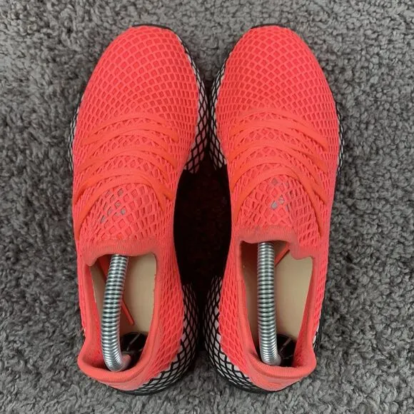Adidas Deerupt Runner Solar Orange Running Sneakers Mens Size 7