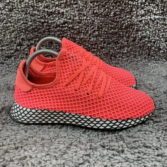 Adidas Deerupt Runner Solar Orange Running Sneakers Mens Size 7
