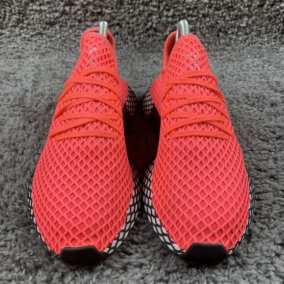 Adidas Deerupt Runner Solar Orange Running Sneakers Mens Size 7
