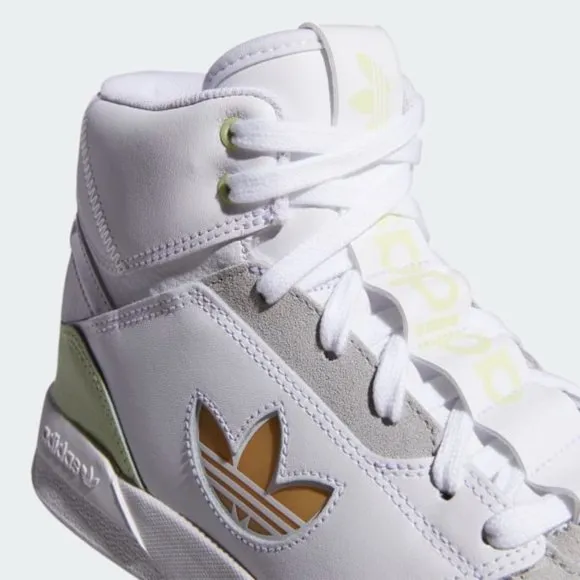 Adidas Drop Step XL High Top Womens Casual Shoes White Green GZ1582 NEW Size 6.5