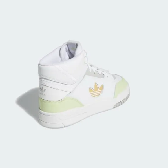 Adidas Drop Step XL High Top Womens Casual Shoes White Green GZ1582 NEW Size 6.5