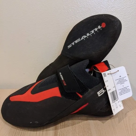 Adidas Five Ten 5.10 Aleon Climbing Shoes Black Red BC0861 Men's Size 11