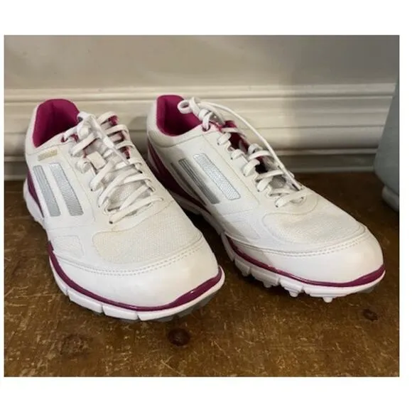 Adidas Golf Shoes Adizero Sport II Sneakers Cleats Womens Size 7.5 Pink New