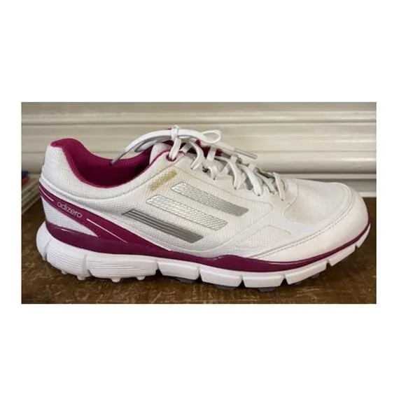 Adidas Golf Shoes Adizero Sport II Sneakers Cleats Womens Size 7.5 Pink New