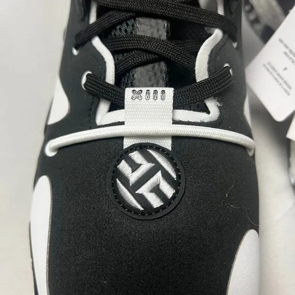 Adidas Harden Vol. 6 Basketball Shoes Black White Sneakers GV8704 Men's 12