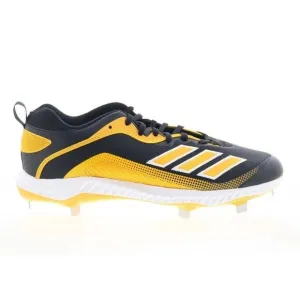 Adidas Icon 6 Bounce FV9346 Mens Black Synthetic Athletic Baseball Shoes Size 13