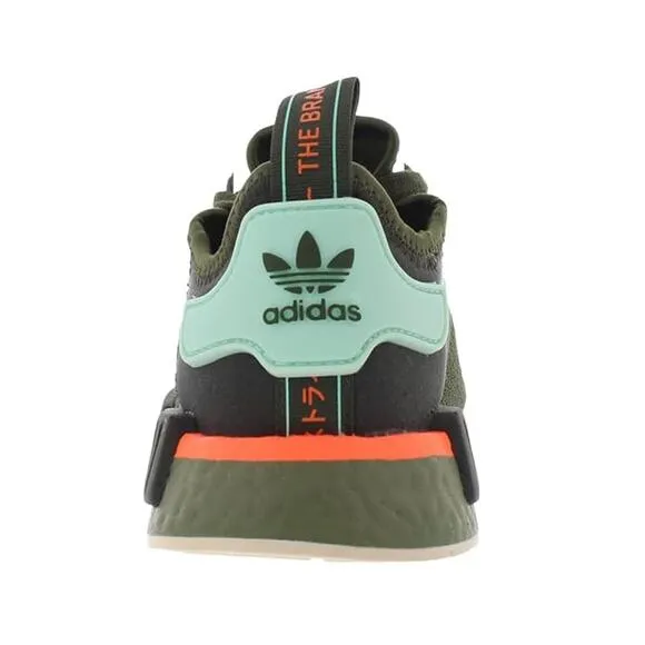 Adidas Kids Boys NMD R1 Lace Up Sneakers Shoes Casual Army Green Big Kid 3.5