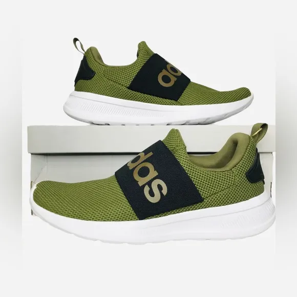 Adidas Lite Racer Adapt 4.0 Cloudfoam Men's Slip-On Shoes Sneakers/Olive Size 7