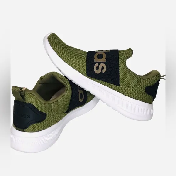 Adidas Lite Racer Adapt 4.0 Cloudfoam Men's Slip-On Shoes Sneakers/Olive Size 7