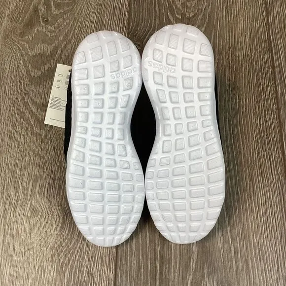 ADIDAS LITE RACER‎ ADAPT 4.0 K Cloud Foam Sneaker Shoe Black White Size 2 Youth