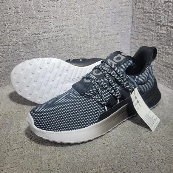Adidas Lite Racer Adapt 5.0 Men's Size 10 US Black White Running Sneakers GX4776