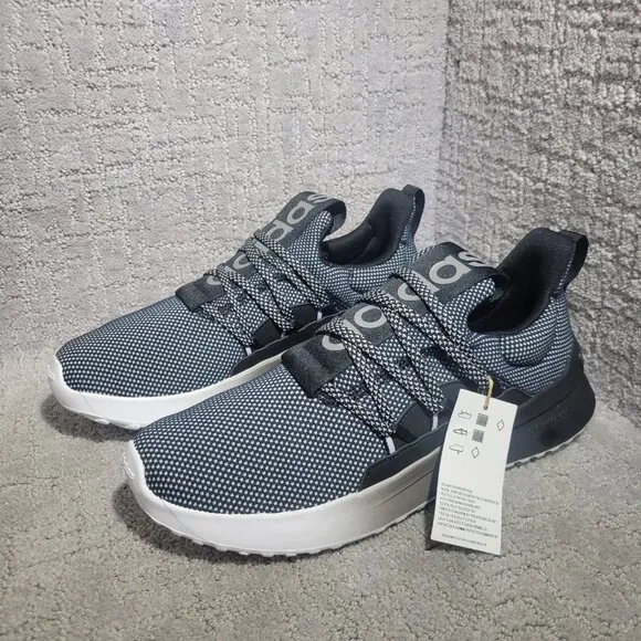 Adidas Lite Racer Adapt 5.0 Men's Size 10 US Black White Running Sneakers GX4776
