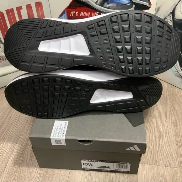 Adidas Men Run Falcon 2.0 FY8741 Gray Running Shoes Sneakers Men's Multi Sizes