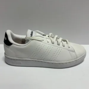 Adidas Men’s Advantage White Leather Sneakers, Size 8M