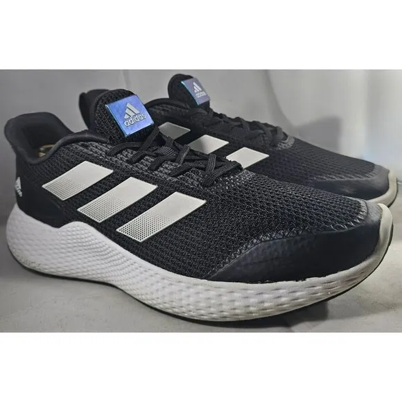 Adidas Men's Fluidflow 3.0 Running Sneaker  Black/Cloud White Sneakers Size 9