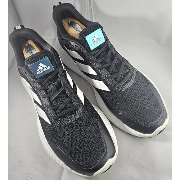 Adidas Men's Fluidflow 3.0 Running Sneaker  Black/Cloud White Sneakers Size 9