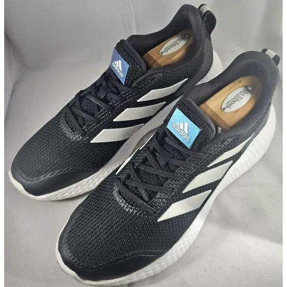 Adidas Men's Fluidflow 3.0 Running Sneaker  Black/Cloud White Sneakers Size 9