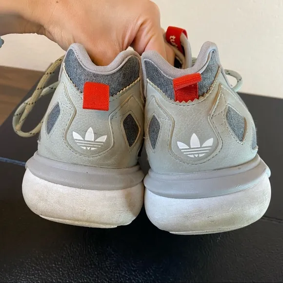 ADIDAS men’s gray Tubular Runner Weave sneakers 9.5