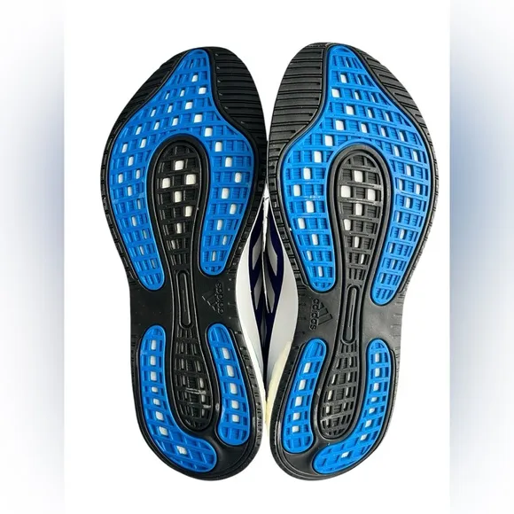 Adidas Men’s Supernova Blue and White Athletic Gym Running Sneakers Size 9 NEW