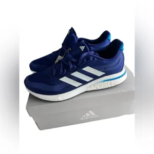 Adidas Men’s Supernova Blue and White Athletic Gym Running Sneakers Size 9 NEW