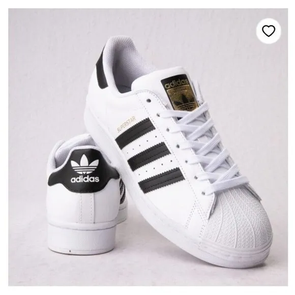 Adidas Mens Superstar C77154 White Casual Shoes‎ Sneakers Size 6.5/ W8