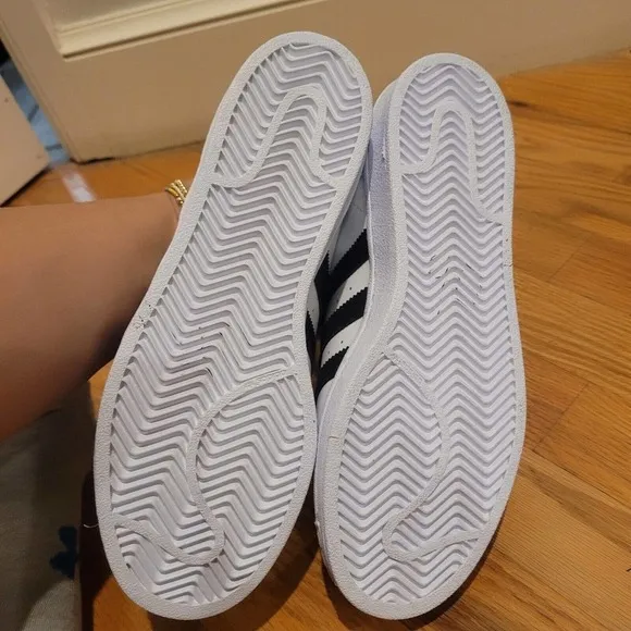 Adidas Mens Superstar C77154 White Casual Shoes‎ Sneakers Size 6.5/ W8