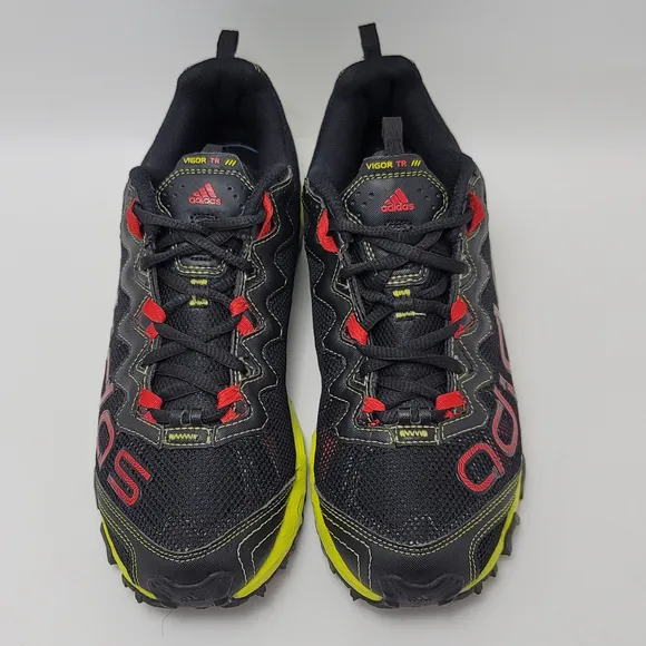 Adidas Mens Vigor 3 TR G66092 Black Red Athletic Running Sneakers Shoes Size 6.5