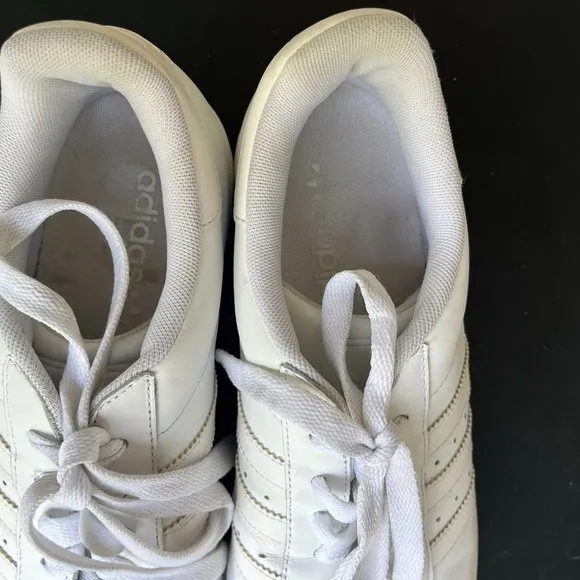 Adidas Men's White Superstar 2 Classic Shoes Sneakers Size 12 Style G17071