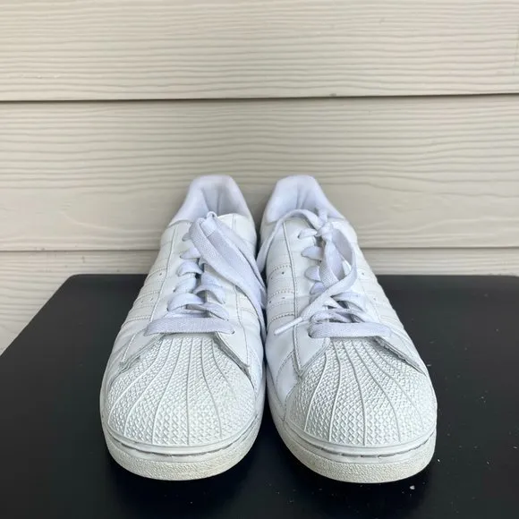 Adidas Men's White Superstar 2 Classic Shoes Sneakers Size 12 Style G17071