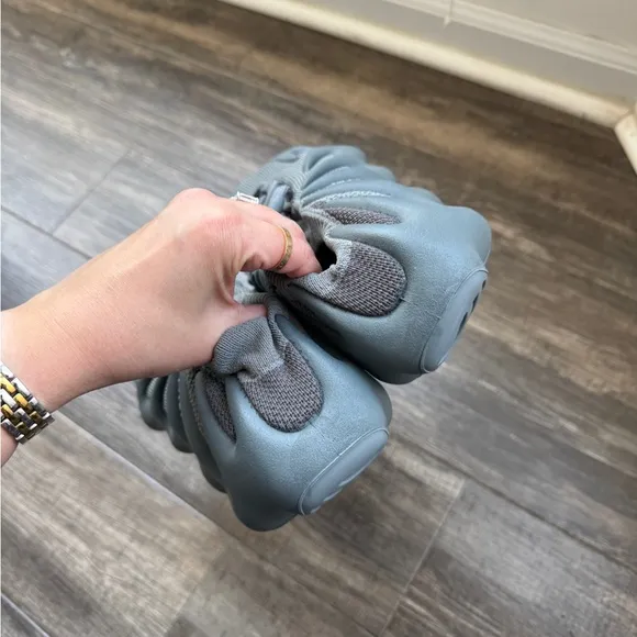 adidas Mens Yeezy 450 Lace Up Sneakers Shoes  - grey 9