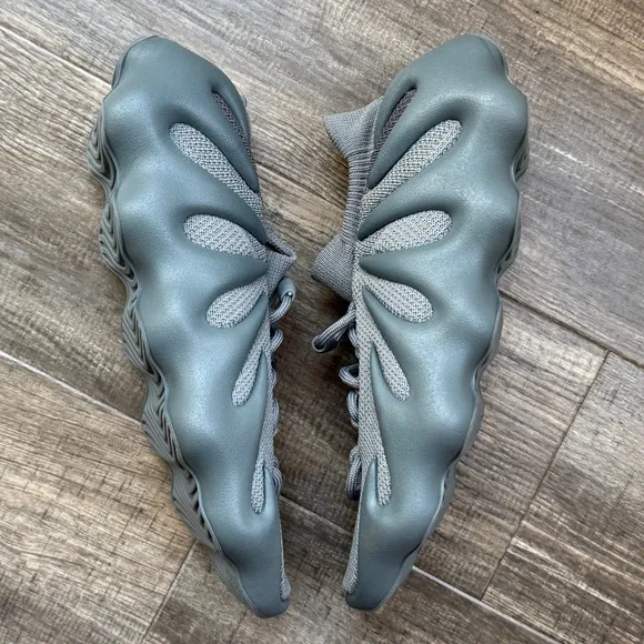 adidas Mens Yeezy 450 Lace Up Sneakers Shoes  - grey 9