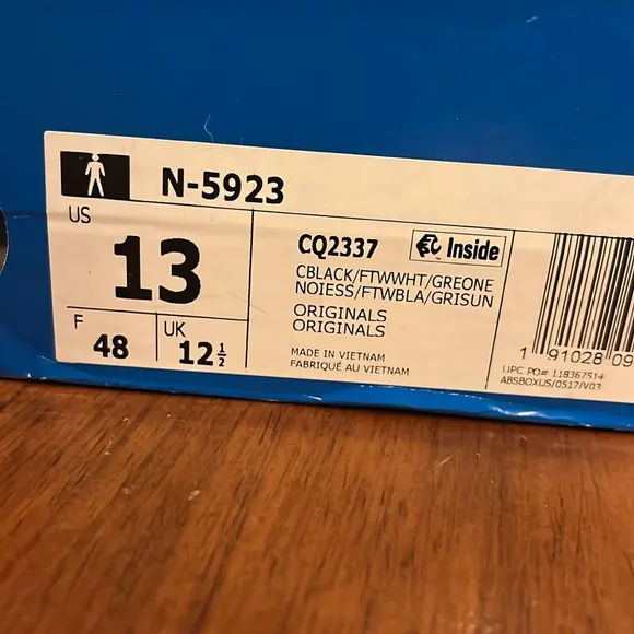 Adidas N-5923 shoes sneakers new navy black CQ2337 Men’s Size 13
