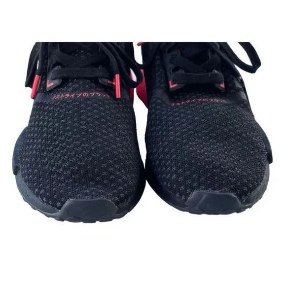 Adidas NMD_R1 Knit 'Black Signal Pink' Running Sneakers Size 7.5